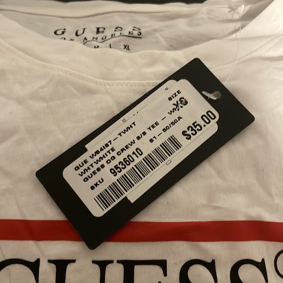 Guess Women’s White T-Shirt - Picture 3 of 3